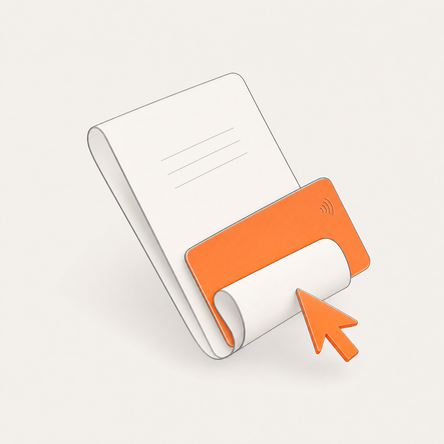 A receipt wraps around a payment card, bringing funding and costs together.